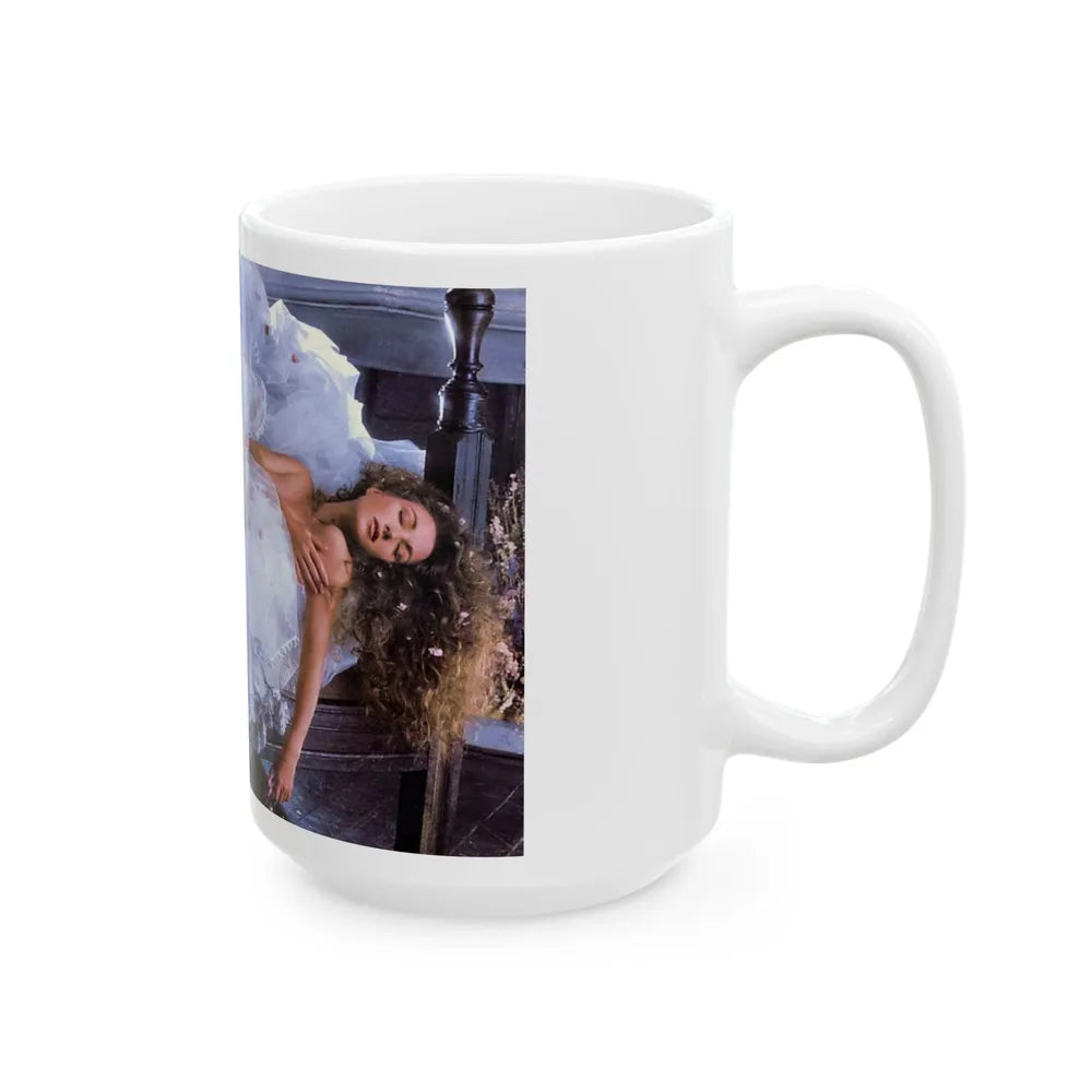 Jane Seymour #83 (Vintage Female Icon) White Coffee Mug-Go Mug Yourself