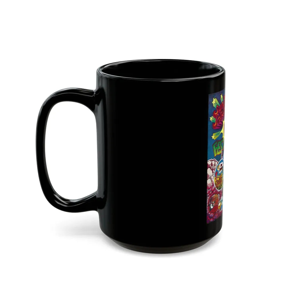 San Francisco International Pop Festival 1968 (Music Poster) Black Coffee Mug-Go Mug Yourself