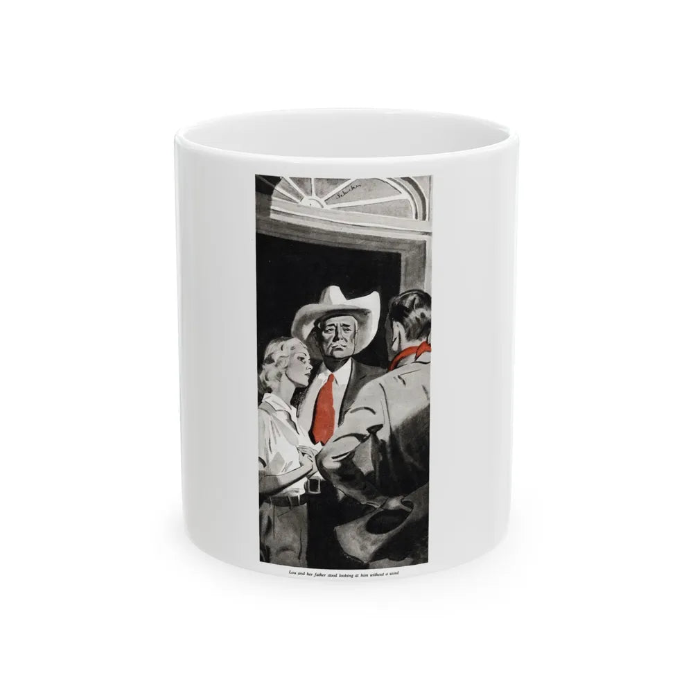 Dust Across The Range (2), The American Magazine, December 1937 - White Coffee Mug-11oz-Go Mug Yourself