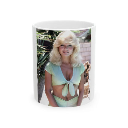 Loni Anderson #69 (Vintage Female Icon) White Coffee Mug-11oz-Go Mug Yourself