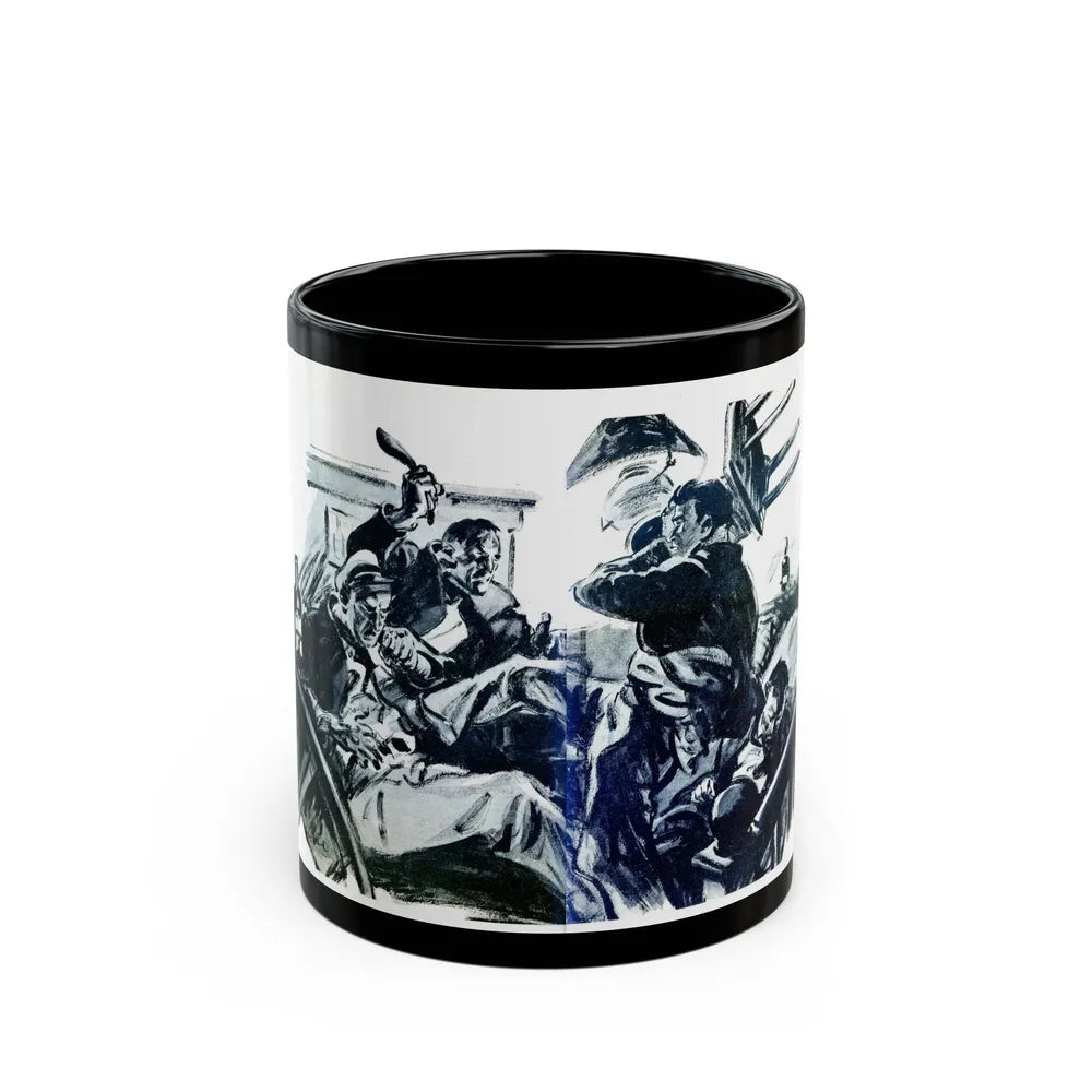 Crazy To Fight, Liberty magazine, May 18, 1935 - Black Coffee Mug-11oz-Go Mug Yourself