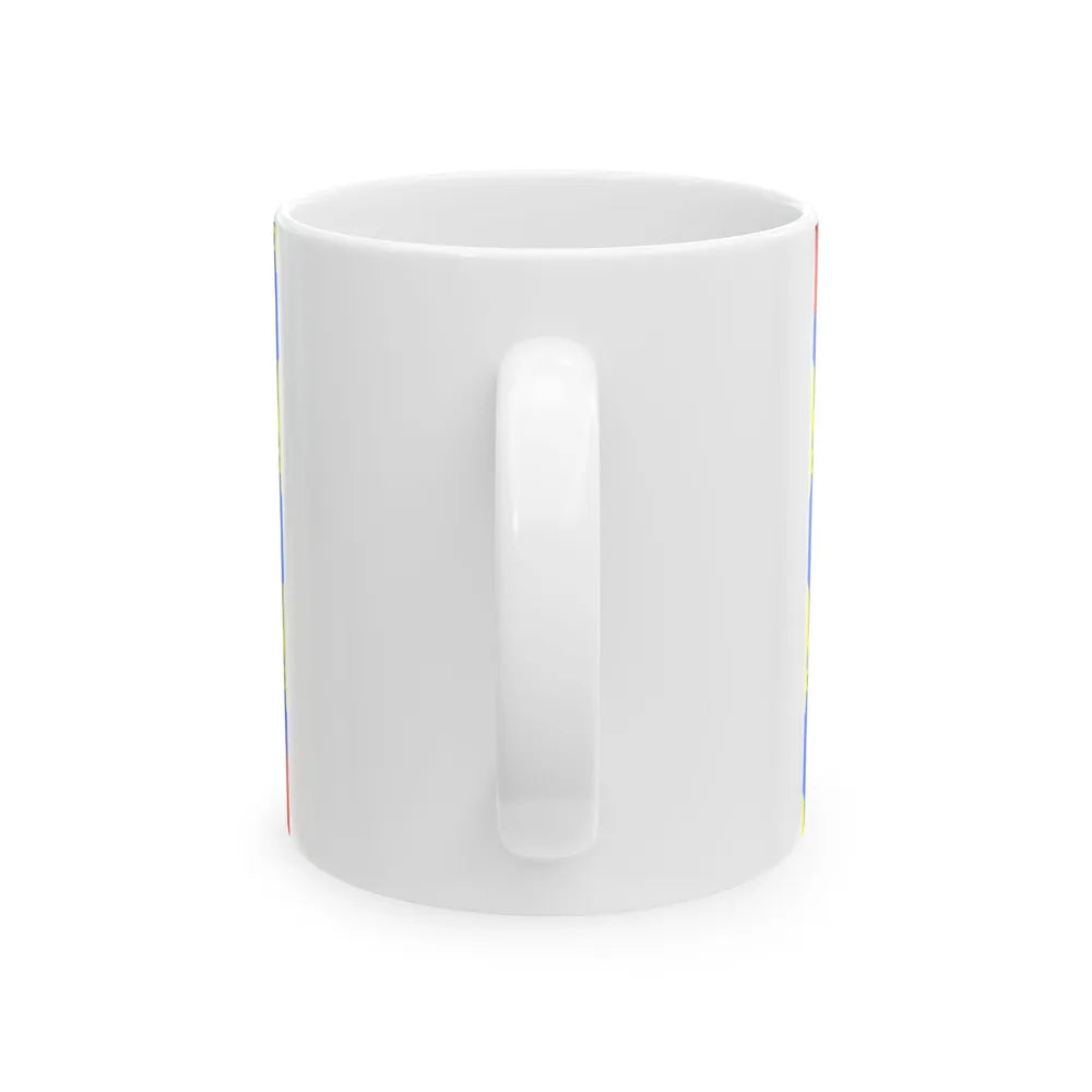 Flag of Allier France 2 - White Coffee Mug-Go Mug Yourself