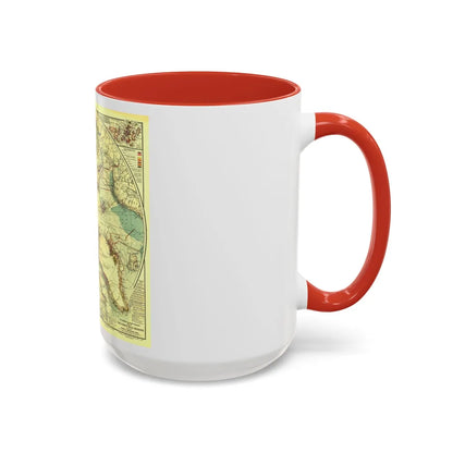 North Pole (1907) (Map) Accent Coffee Mug-Go Mug Yourself