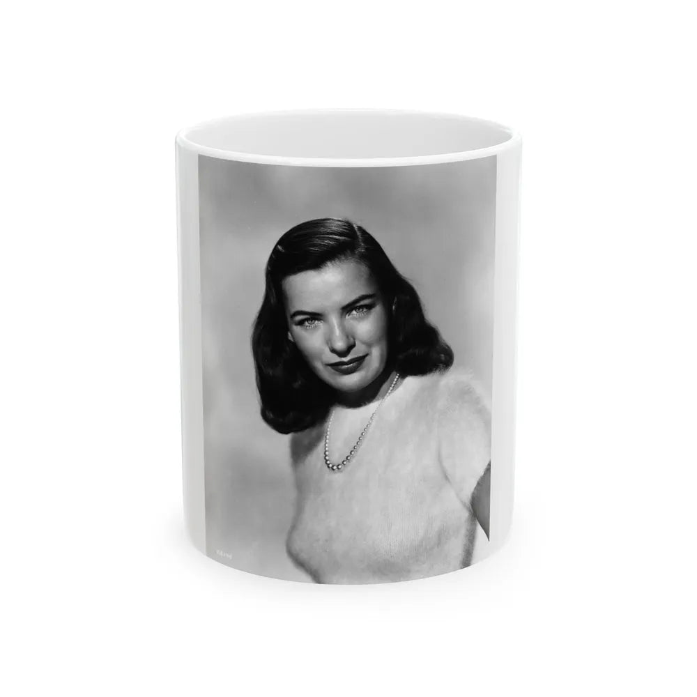 Ella Raines #25 (Vintage Female Icon) White Coffee Mug-11oz-Go Mug Yourself