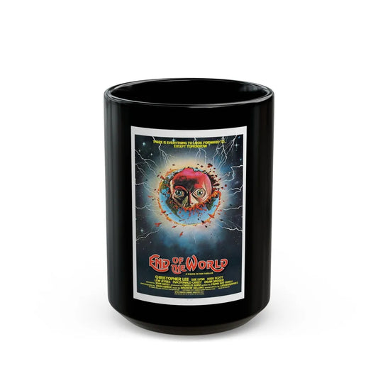 END OF THE WORLD 1977 Movie Poster - Black Coffee Mug-15oz-Go Mug Yourself