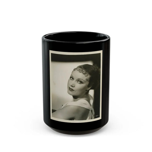 Fay Wray #184 (Vintage Female Icon) Black Coffee Mug-15oz-Go Mug Yourself