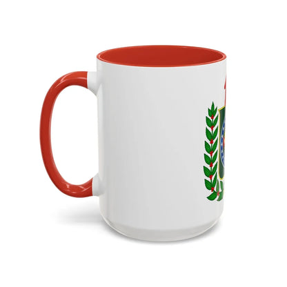 Republican Convention Brazil Emblem - Accent Coffee Mug-Go Mug Yourself