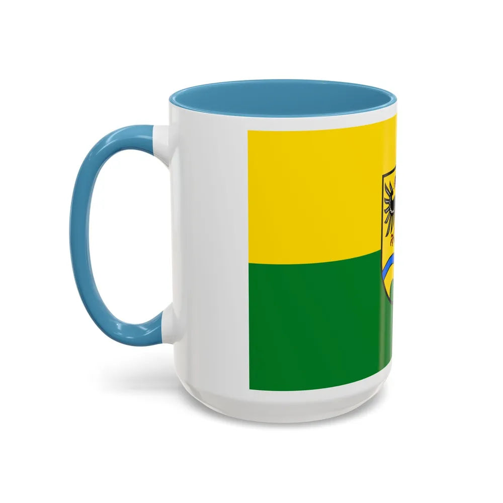 Flag of Deggendorf Germany - Accent Coffee Mug-Go Mug Yourself