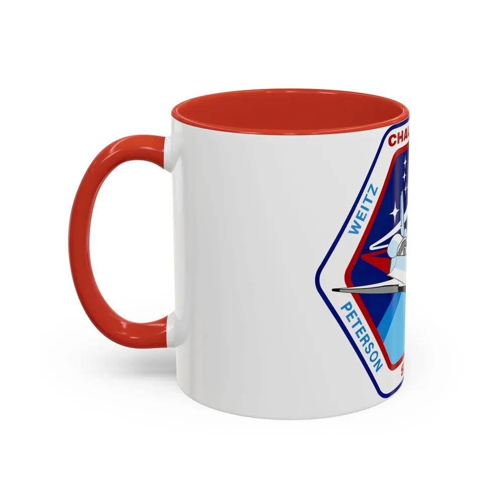 STS 6 (NASA) Accent Coffee Mug-Go Mug Yourself