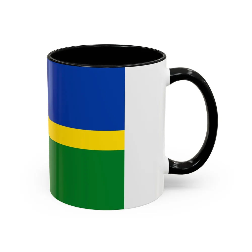 Flag of Flevoland Netherlands - Accent Coffee Mug-Go Mug Yourself