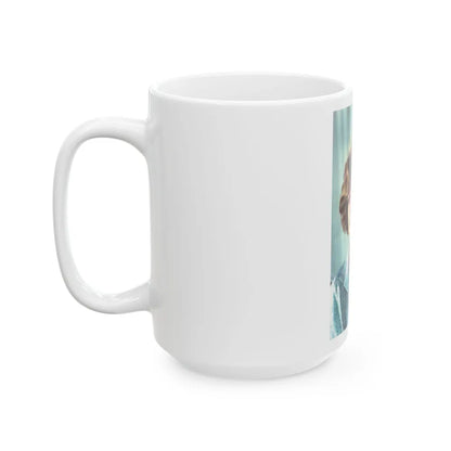 Katharine Ross #115 (Vintage Female Icon) White Coffee Mug-Go Mug Yourself