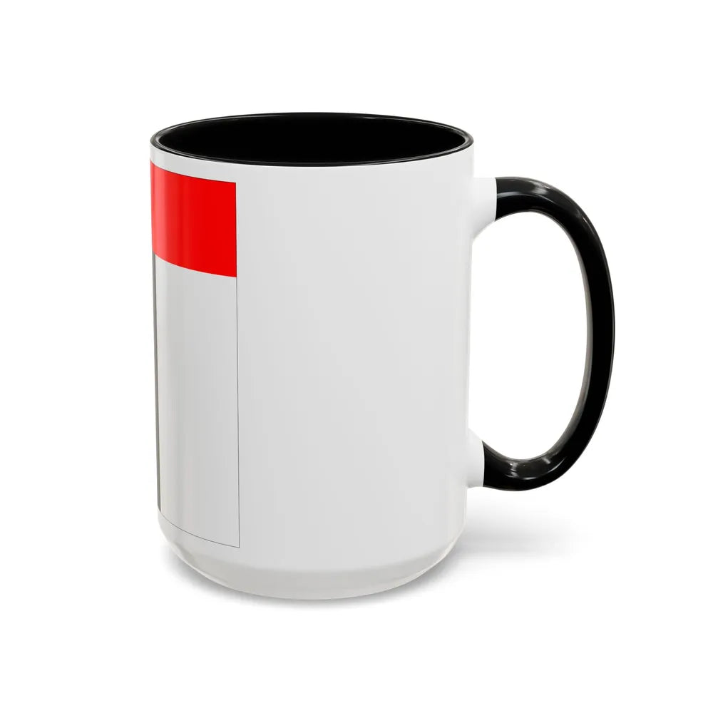 Flag of Baden Switzerland - Accent Coffee Mug-Go Mug Yourself