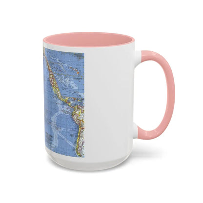 Pacific Ocean (1962) (Map) Accent Coffee Mug-Go Mug Yourself