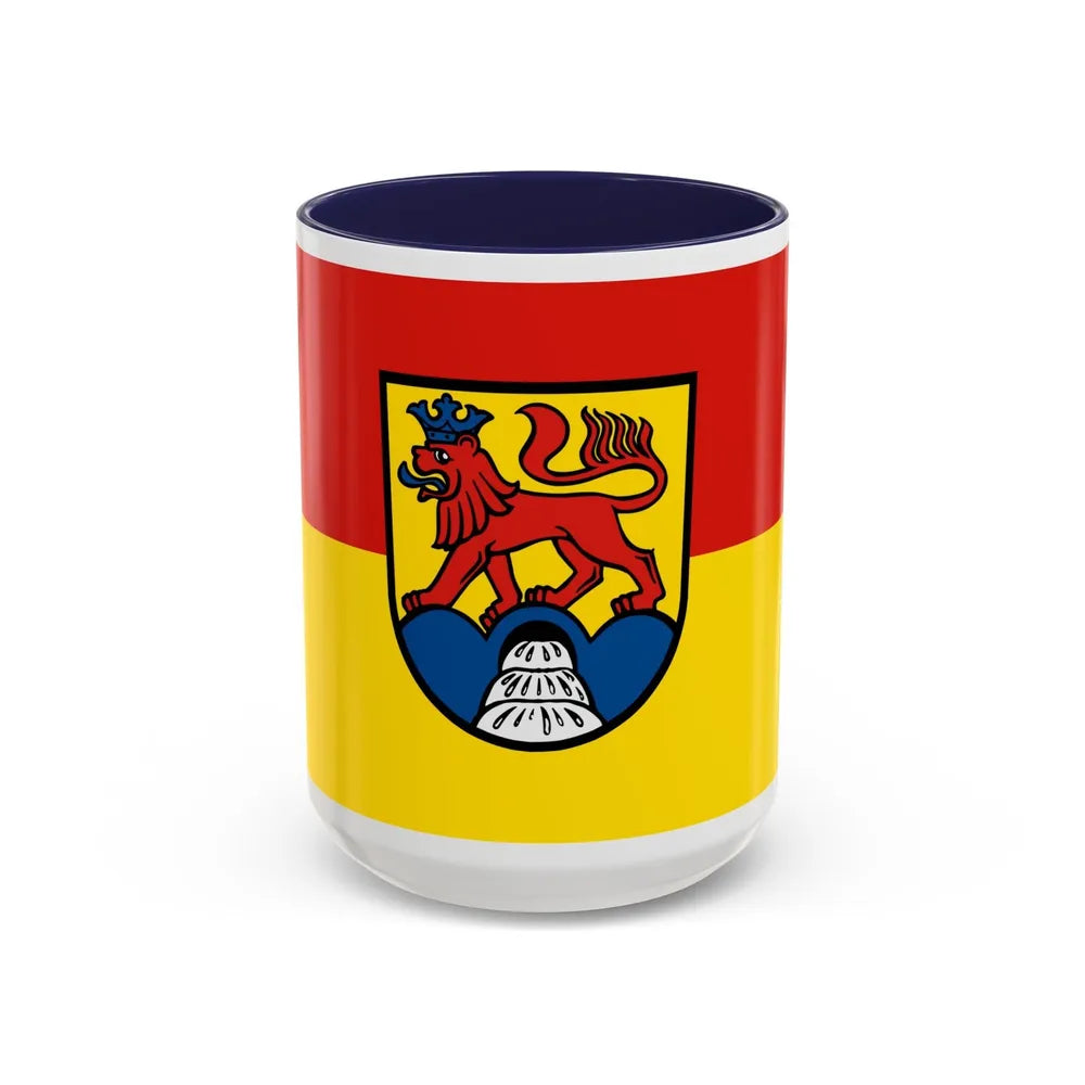 Flag of Calw Germany - Accent Coffee Mug-15oz-Navy-Go Mug Yourself