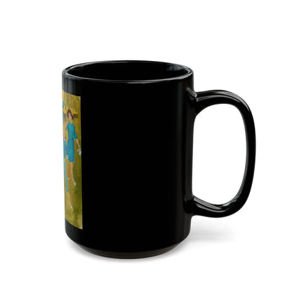 Fashion illustration - Black Coffee Mug-Go Mug Yourself