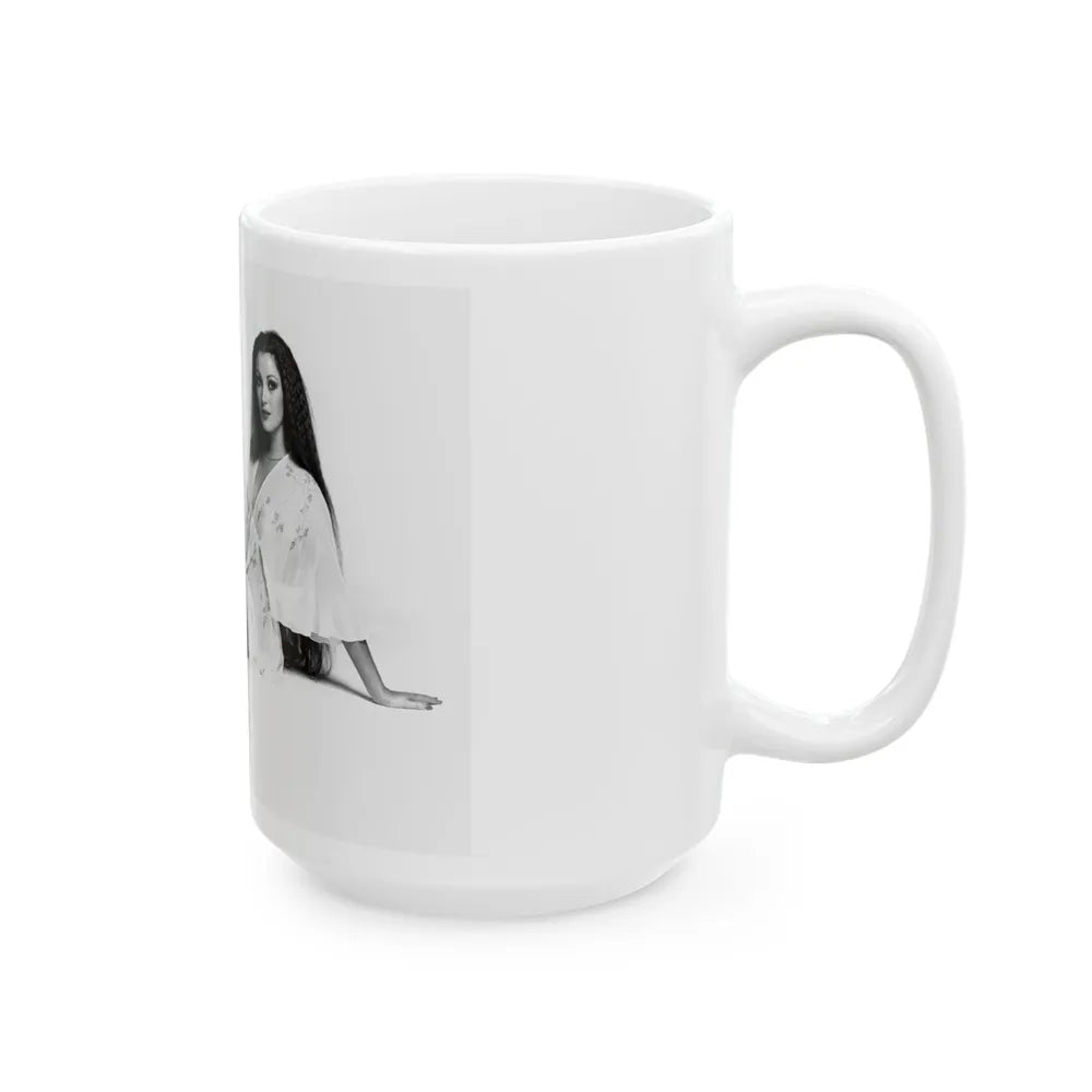 Jane Seymour #53 (Vintage Female Icon) White Coffee Mug-Go Mug Yourself