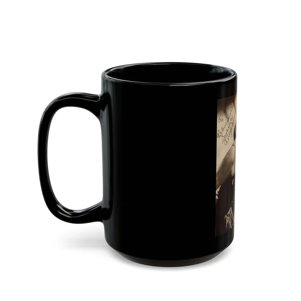 Terry Moore #540 - Magazine Page Photo (Vintage Female Icon) Black Coffee Mug-Go Mug Yourself