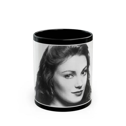 Jane Seymour #23 (Vintage Female Icon) Black Coffee Mug-11oz-Go Mug Yourself