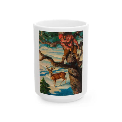 Calling the Buck - White Coffee Mug-15oz-Go Mug Yourself