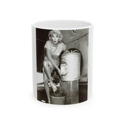 Barbara Nichols #322 (Vintage Female Icon) White Coffee Mug-11oz-Go Mug Yourself