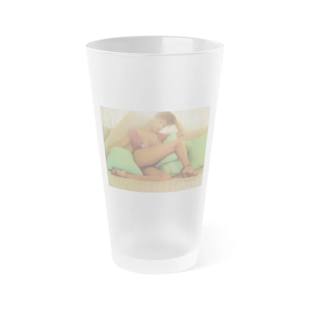 Ola Ray #112 (Vintage Female Icon) Frosted Pint 16oz-16oz-Frosted-Go Mug Yourself