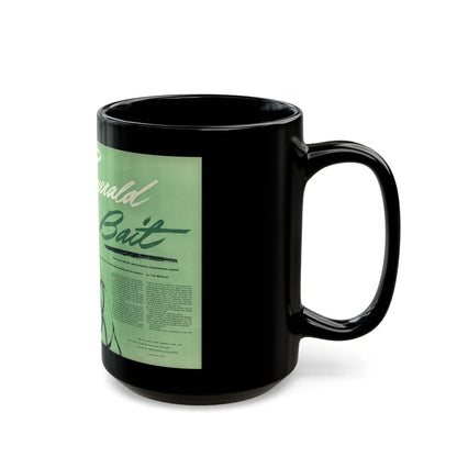 Emerald Bait, Esquire, October 1951 - Black Coffee Mug-Go Mug Yourself