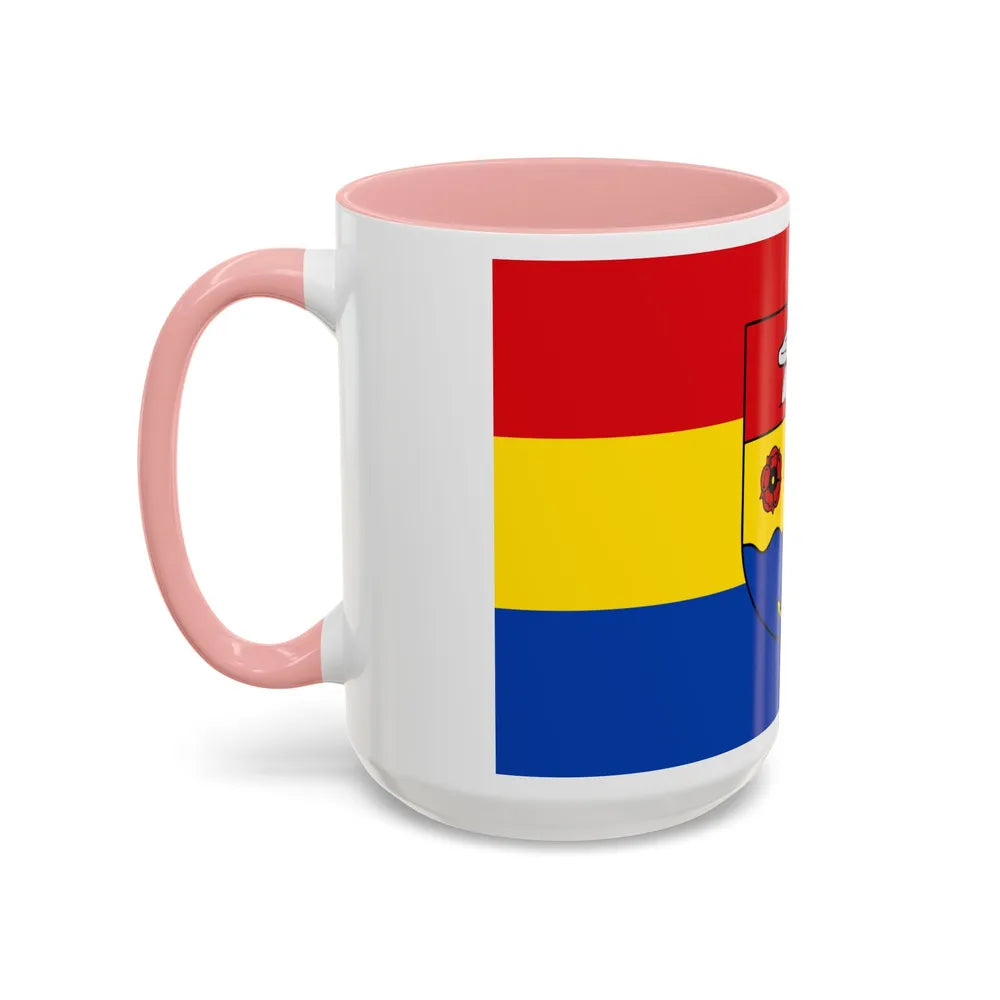 Flag of Emsland Germany - Accent Coffee Mug-Go Mug Yourself