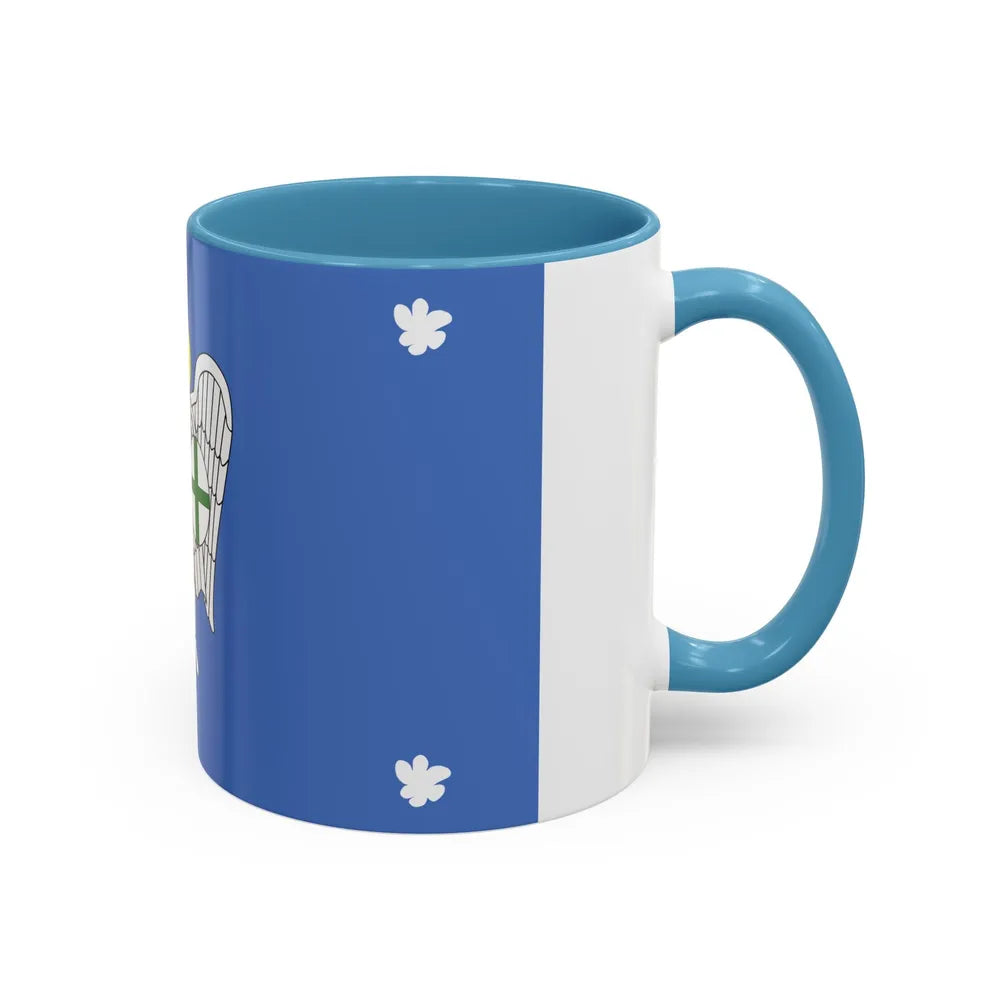 Flag of Iklin Malta - Accent Coffee Mug-Go Mug Yourself