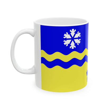 Flag of Prince George British Columbia Canada - White Coffee Mug-Go Mug Yourself