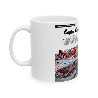 Copter Cops, 1958 - White Coffee Mug-Go Mug Yourself