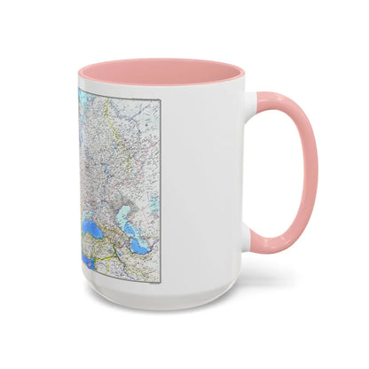 Europe (1983) (Map) Accent Coffee Mug-Go Mug Yourself