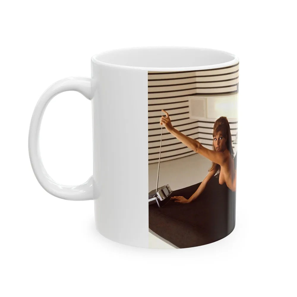 Victoria Vetri #97 - Nude (Vintage Female Icon) White Coffee Mug-Go Mug Yourself