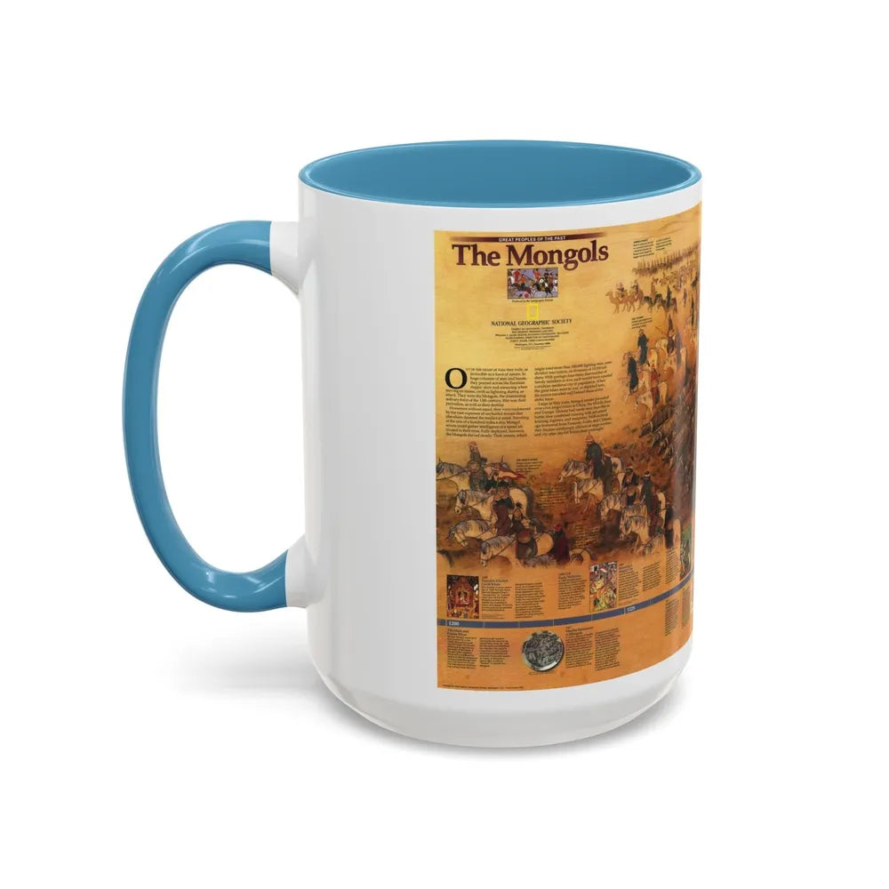 Mongols, The (1996) (Map) Accent Coffee Mug-Go Mug Yourself