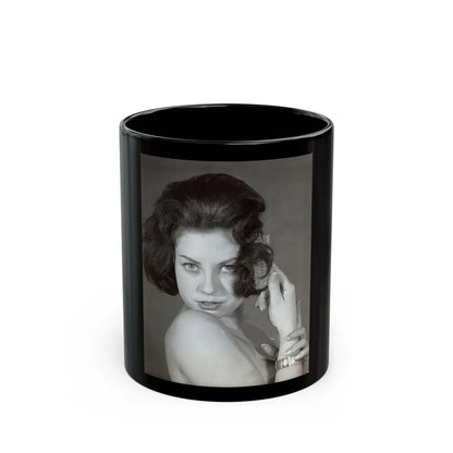 June Palmer #233 1 (Vintage Female Icon) Black Coffee Mug-11oz-Go Mug Yourself