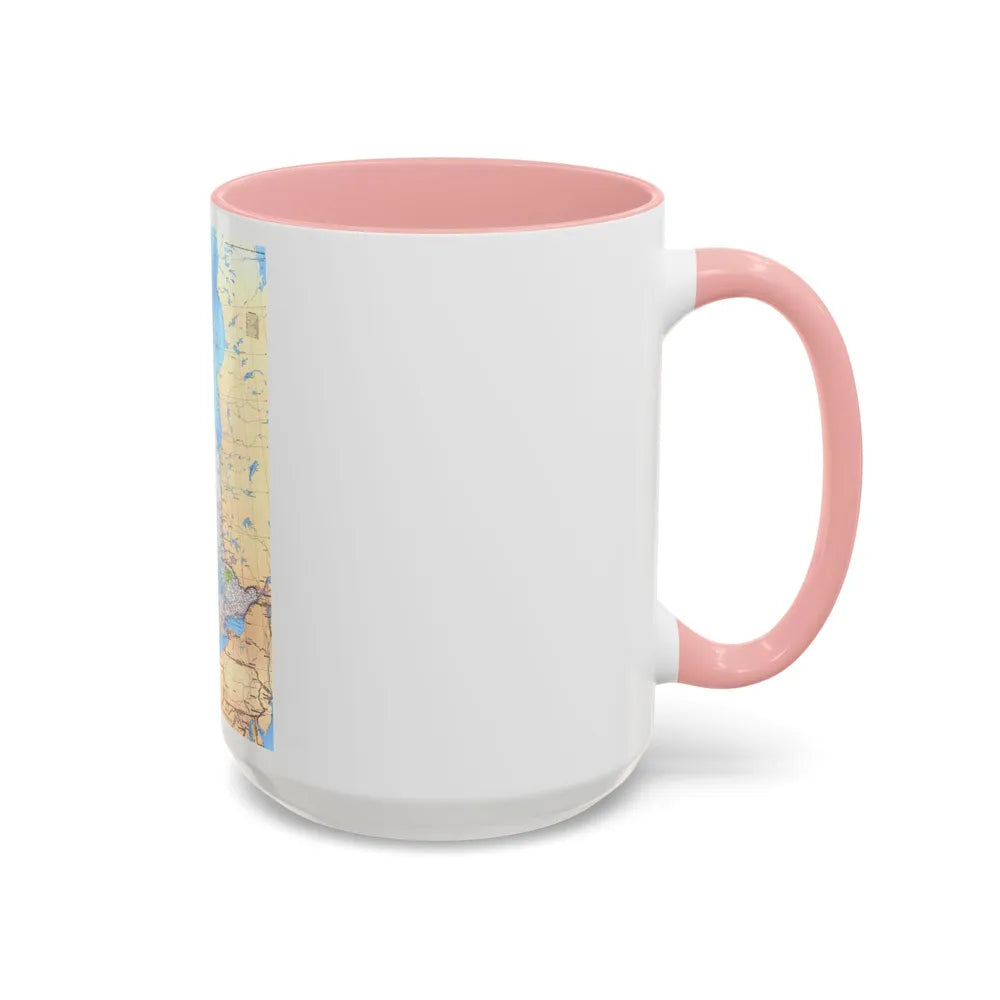 Canada - Ontario (1978) (Map) Accent Coffee Mug-Go Mug Yourself