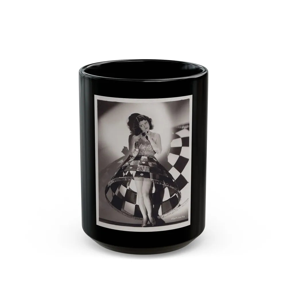 Lillian Roth #30 (Vintage Female Icon) Black Coffee Mug-15oz-Go Mug Yourself