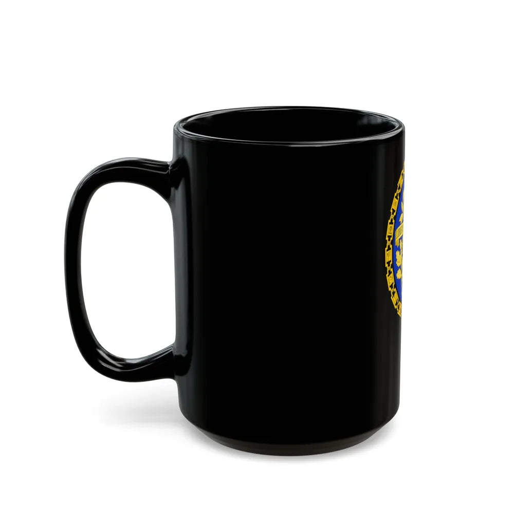 Coat of arms of the French Republic - Black Coffee Mug-Go Mug Yourself