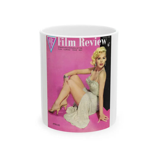 Barbara Lang #29 - Mag. Cover (Vintage Female Icon) White Coffee Mug-11oz-Go Mug Yourself