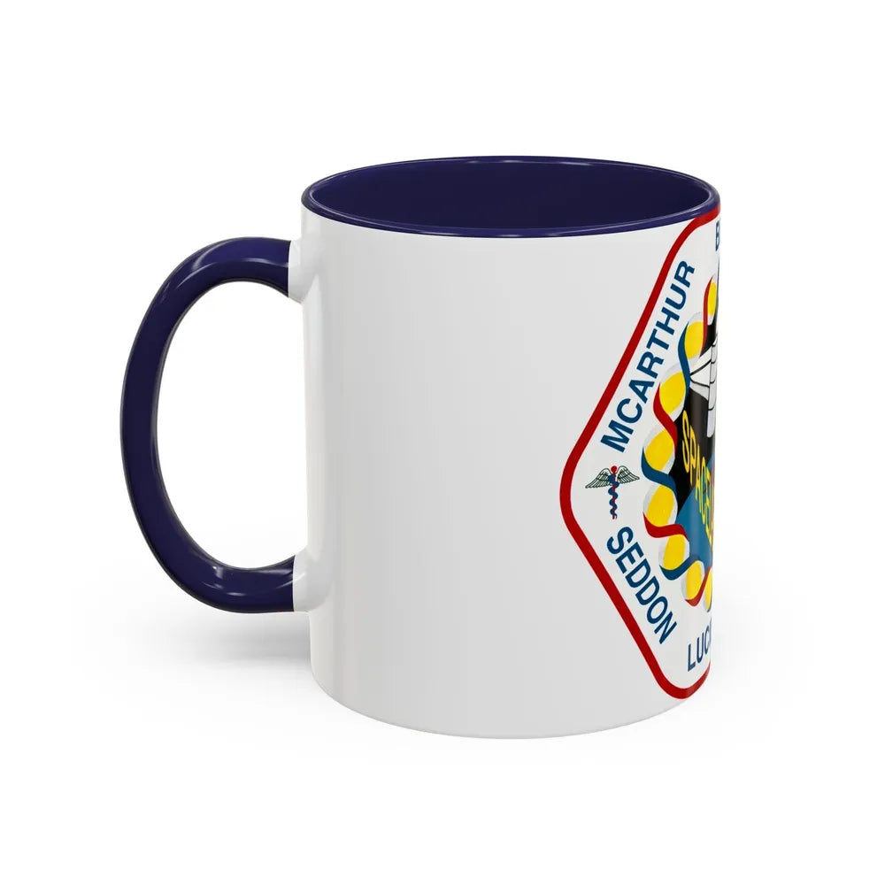 STS 58 (NASA) Accent Coffee Mug-Go Mug Yourself