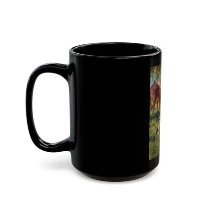 Feeding Time - Black Coffee Mug-Go Mug Yourself