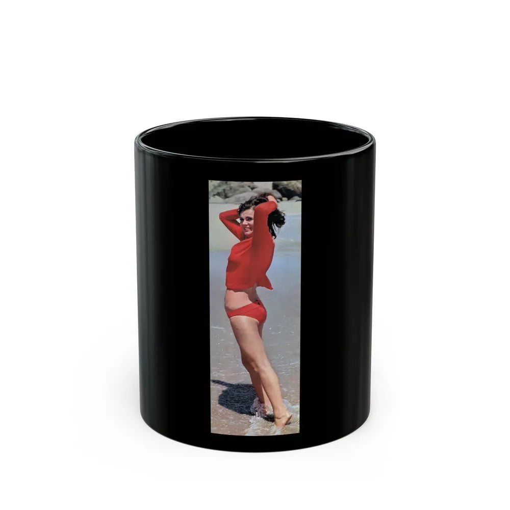 Gila Golan #130 (Vintage Female Icon) Black Coffee Mug-11oz-Go Mug Yourself