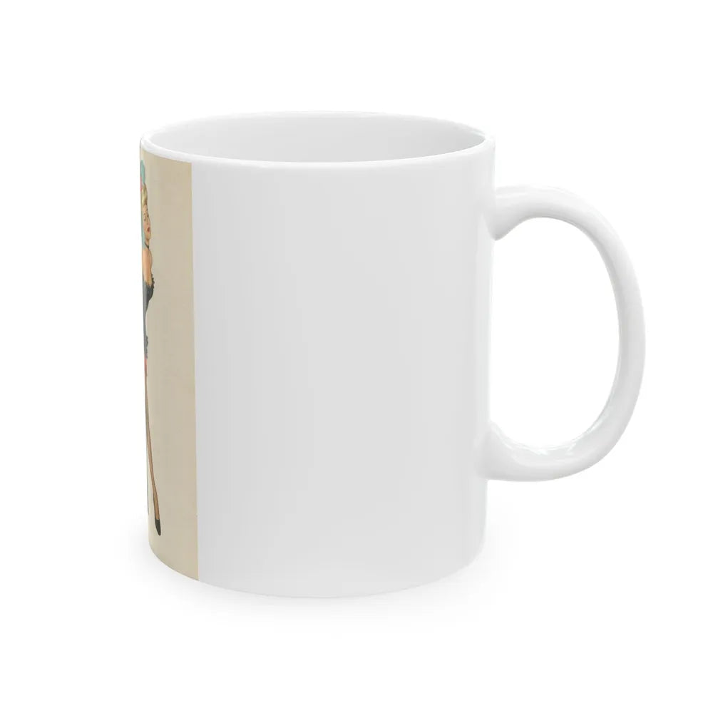 Esquire P04 Jan - White Coffee Mug-Go Mug Yourself