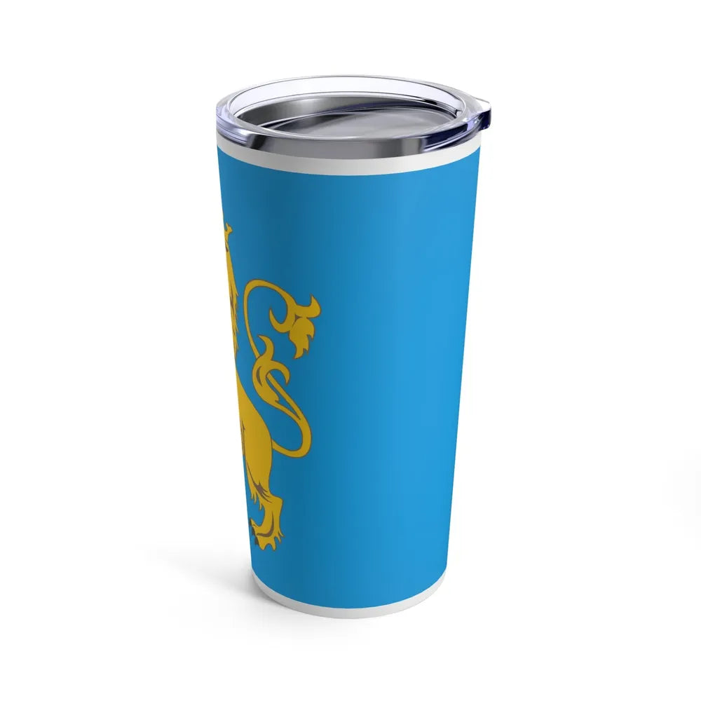 Flag of Lviv Oblast Ukraine - Tumbler 20oz-Go Mug Yourself