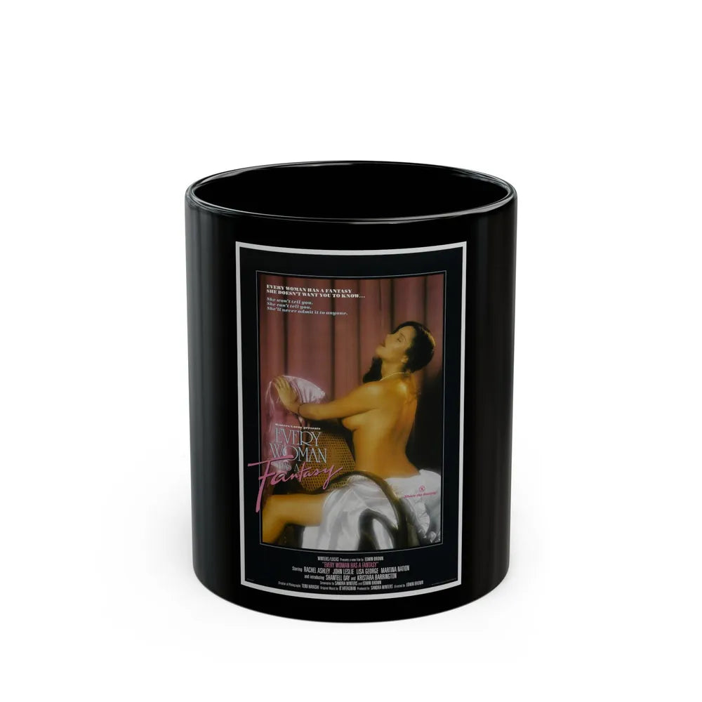 EVERY WOMAN HAS A FANTASY 1984 Movie Poster - Black Coffee Mug-11oz-Go Mug Yourself