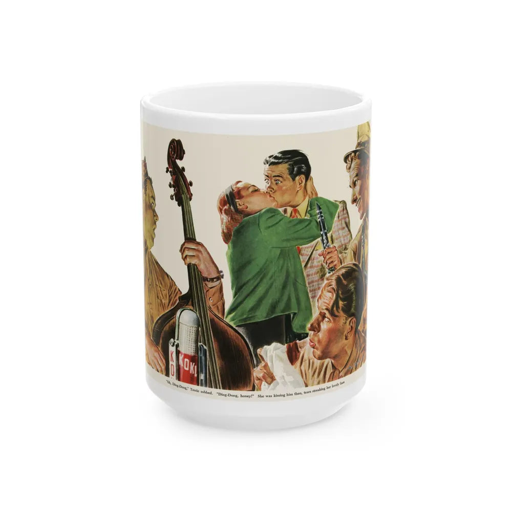 Ding-Dong Was His Name, Collier's magazine, 1944 - White Coffee Mug-15oz-Go Mug Yourself