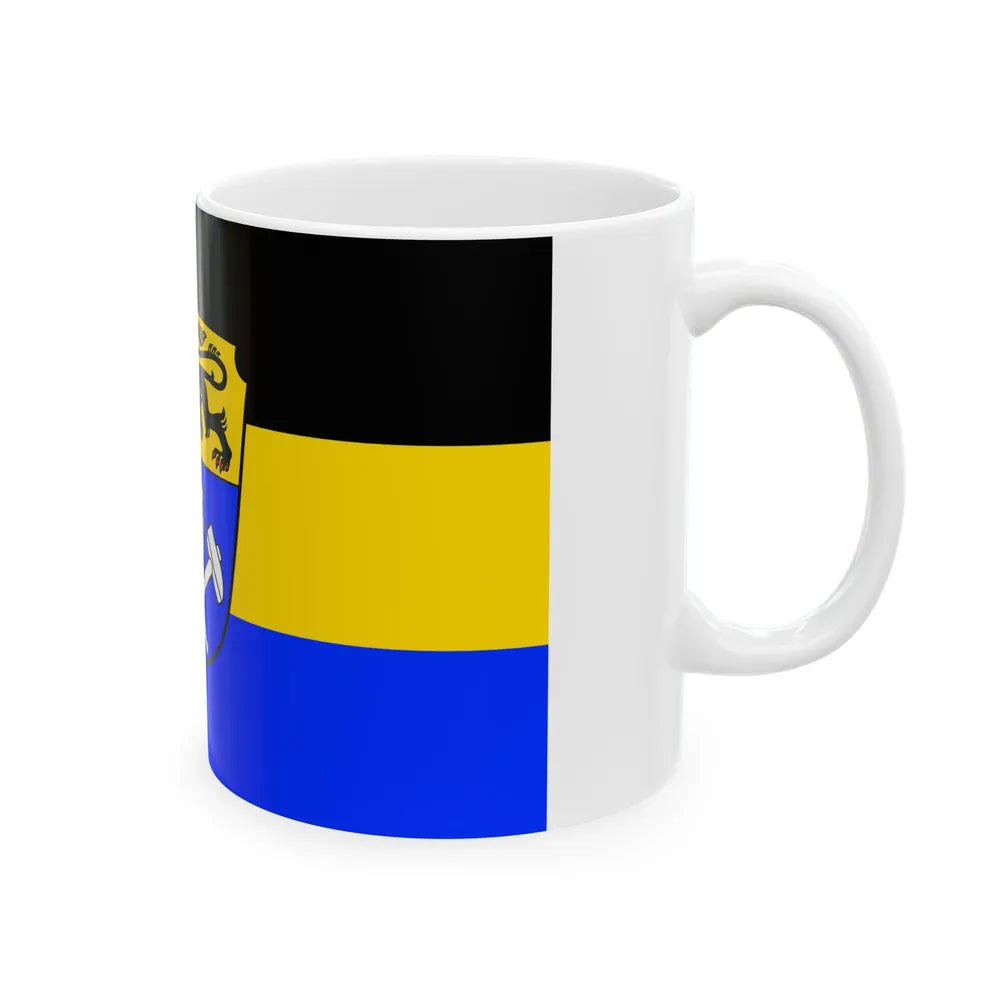 Flag of Weilheim Schongau Germany - White Coffee Mug-Go Mug Yourself