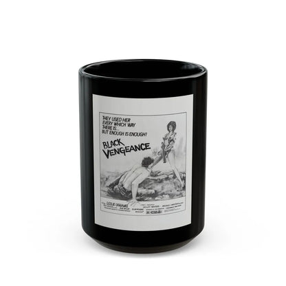 BLACK VENGEANCE (POOR PRETTY EDDIE) 1975 Movie Poster - Black Coffee Mug-15oz-Go Mug Yourself