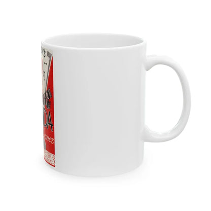 Dine 'n' Dance at the Hacienda, 1944 - White Coffee Mug-Go Mug Yourself