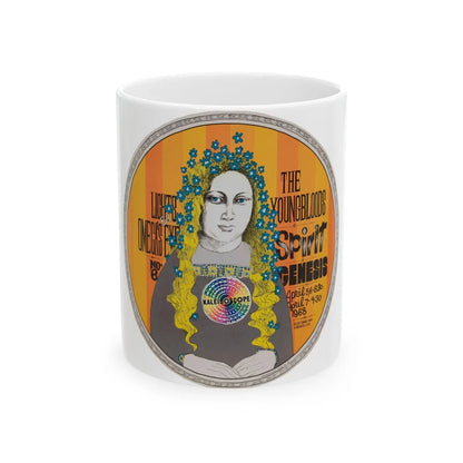 Spirit - 1968 (Music Poster) White Coffee Mug-11oz-Go Mug Yourself