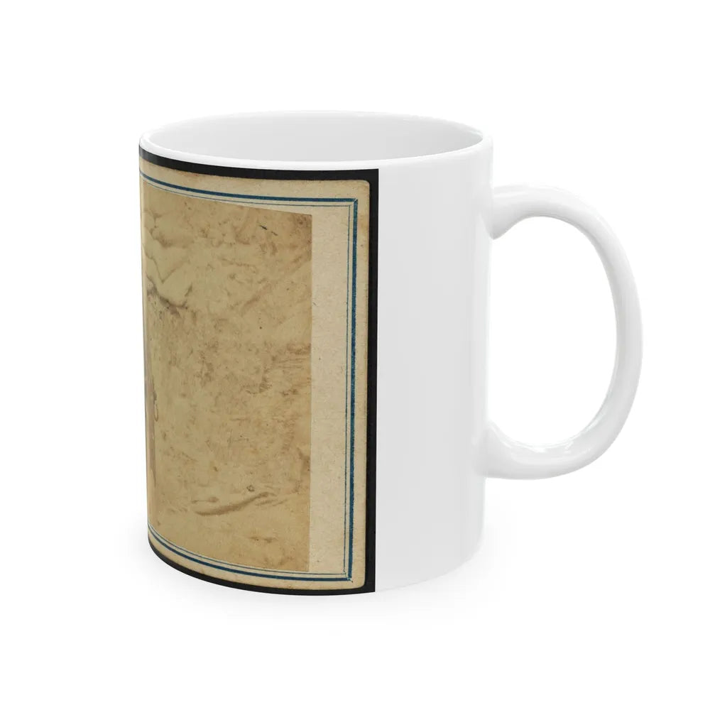 Cannon Mounted In The Camp Of Duryea's And Bainbridge's Batteries, 15th Arkansas Confederate Infantry, Port Hudson, Louisiana (U.S. Civil War) White Coffee Mug-Go Mug Yourself